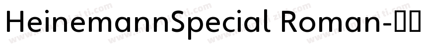 HeinemannSpecial Roman字体转换